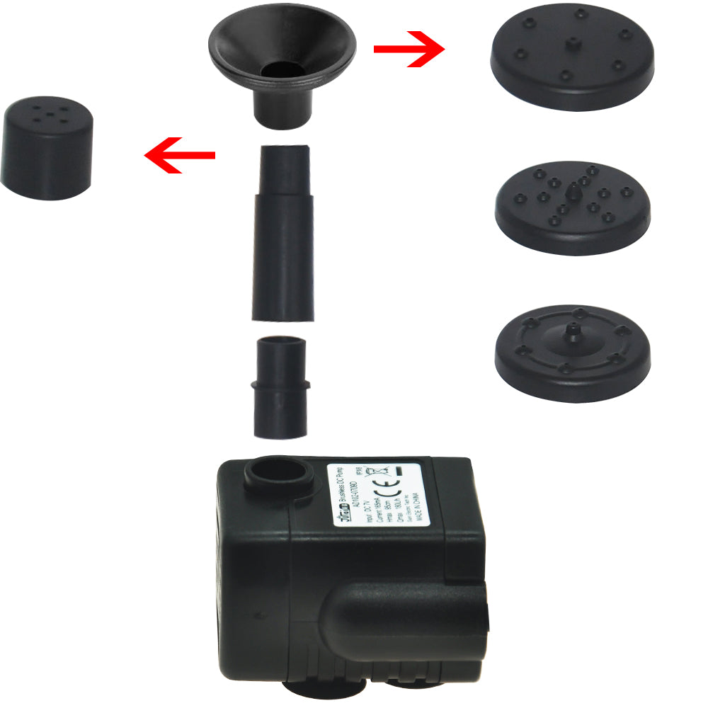Solar Power Floating Fountain Square Solar Panel Water Pump