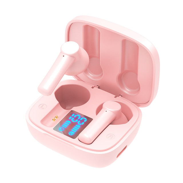 LB-8 TWS Bluetooth 5.0 Wireless Headphones With Mic In ear Stereo Earbuds Sports waterproof TWS Earphones Headsets